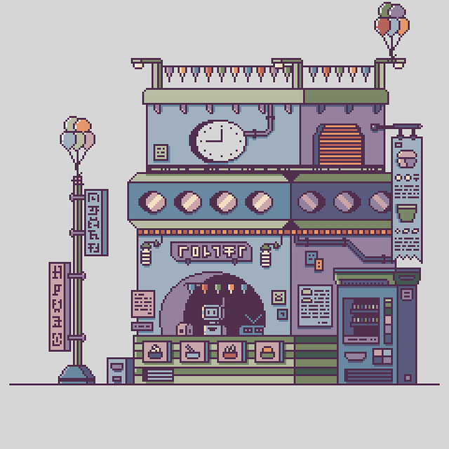 Maison pixels